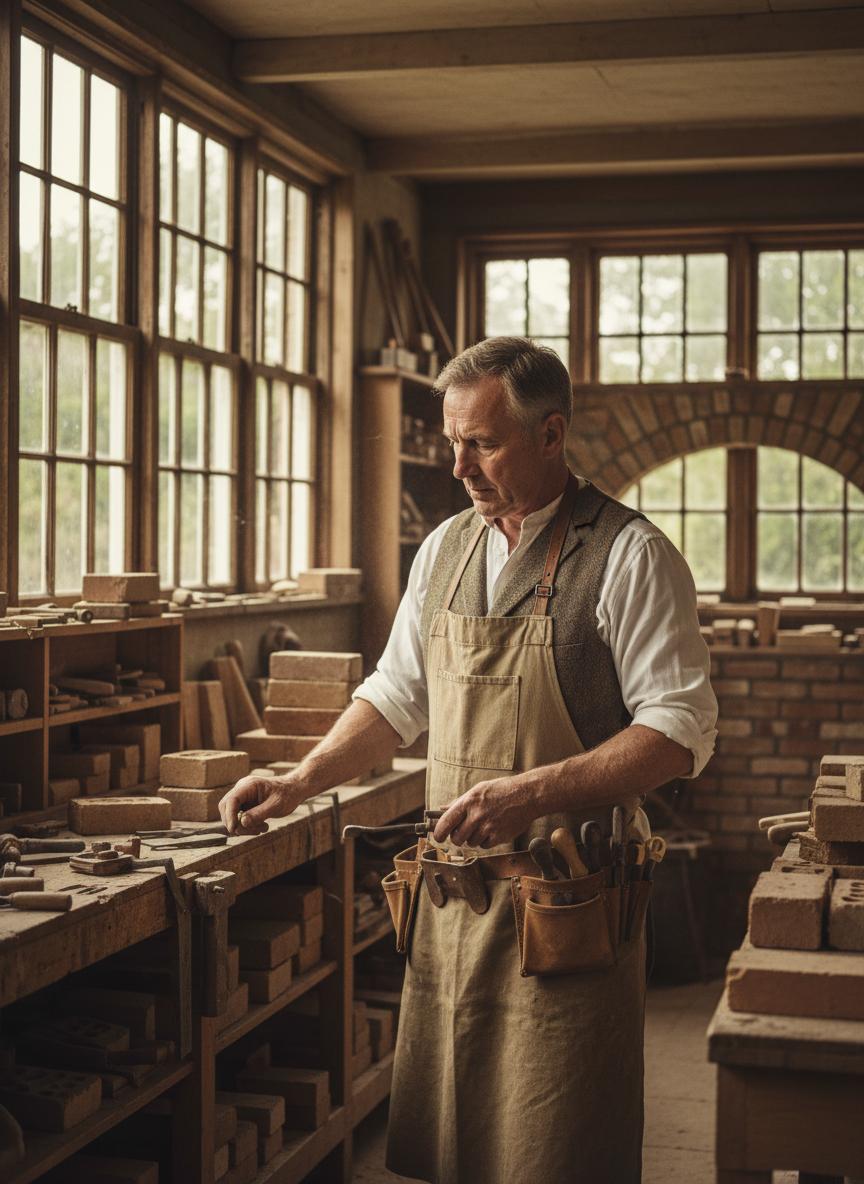 Master brickwork craftsman